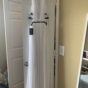 Express long white dress. Never used
